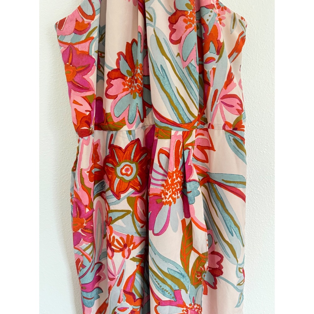 Julia Jordan | Floral Print Halter Neck Tulip Hem Dress - Picture 4 of 6